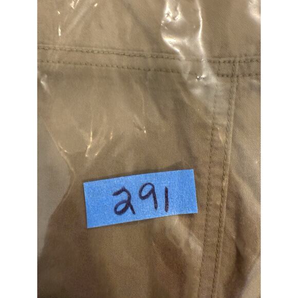 Vintage KIK GIRL Khaki Green Cargo Skirt Size 16 Rave Raver Midi Length Skater - Picture 11 of 11